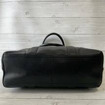 【美品】コーチ coach ブリーカーレガシー ビジネスバッグ トートバッグ 本革 レザー ブラック 黒 2way 肩掛け可 A4 メンズ ブリーフケース_画像4