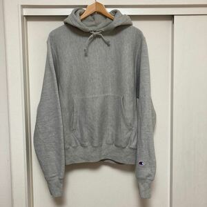 USED チャンピオン Champion リバースウィーブ REVERSE WEAVE フードパーカー 杢グレー ヘザーグレーGREY サイズSMALL MADE IN HONDURAS