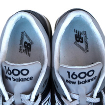 箱付き★ニューバランス NEW BALANCE★ローカットスニーカー US10.5D=28.5 CM1600LV レザー メッシュ ネイビー グレー メンズ hh i-585_画像5