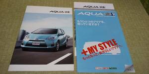 NHP10-1NZ HYBRID AQUA アクア　カタログ　　アクセサリーカタログあり