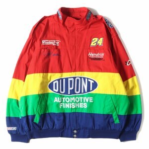 00s CHASE DU PONT ジャケット サイズ:XL レーシング ジャケット 企業物 マルチカラー U.S.VINTAGE ヴィンテージ アウター ブルゾン