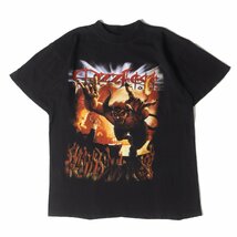 00s OZZY OSBOURNE OzzFest 2002 オジー・オズボーン オズフェスタ クルーネック 半袖 Tシャツ ブラック M ヴィンテージ バンドT ロックT_画像1