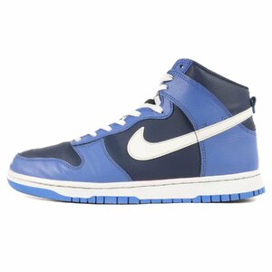 NIKE ナイキ サイズ:28.0cm DUNK HI RETRO (DJ6189-400) ダンク ハイ レトロ ミディアムブルー ホワイト US10 ハイカット スニーカー