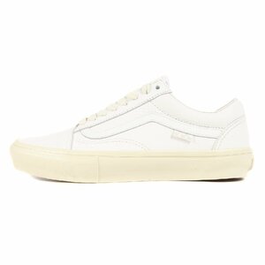 新品 VANS バンズ サイズ:26.5cm 22SS SKATE OLD SKOOL VINTAGE LEATHER スケート オールドスクール ヴィンテージ レザー ホワイト US8.5