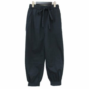 FLORENT Florent pants jogger pants navy navy blue 34(XS) Easy pants hem aperture stop high waist stretch bottoms trousers 