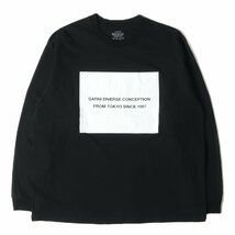 GARNI ガルニ Tシャツ サイズ:L グラフィックプリント ロングスリーブ Tシャツ ブラック 黒 トップス カットソー 長袖 ブランド_画像1