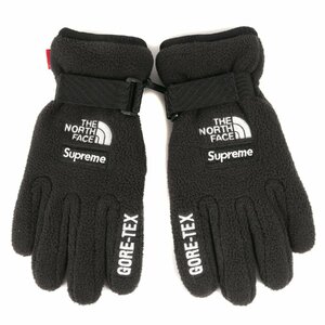 美品 Supreme シュプリーム サイズ:S 20SS THE NORTH FACE ノースフェイス RTG GORE-TEX フリース グローブ 手袋 Fleece Glove ブラック