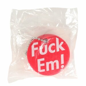 新品 Supreme シュプリーム 09AW Fuck Em! スポンジ キーチェーン キーホルダー Puffy Keychain レッド 00年代 アーカイブ ブランド