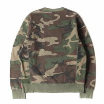 Supreme シュプリーム スウェット サイズ:S 15AW ボックスロゴ クルーネック スウェットシャツ Box Logo Crewneck ウッドランドカモ 迷彩_画像2