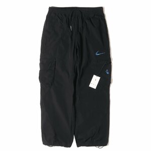 美品 OFF-WHITE オフホワイト パンツ サイズ:XL 22AW NIKE ナイキ カーゴポケット付き トラック パンツ AS M NRG TRACKSUIT ブラック 黒