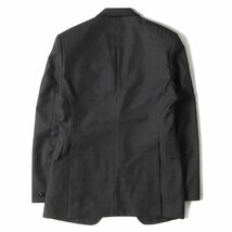 美品 Maison Martin Margiela メゾンマルタンマルジェラ 18AW ツイル シェイプ 1B テーラードジャケット MM10 ダークグレー 46 イタリア製_画像2