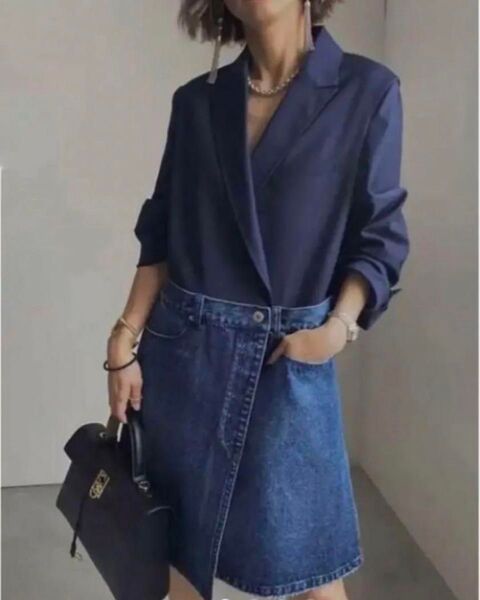 DENIM DOCKING JACKET ネイビー Sサイズ
