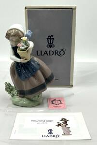 【た-1-20】LLADRO リヤドロ 春が来た 5223フィギュリン 陶器 ハンドメイド スペイン製 箱有り 中古品