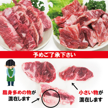 国産黒毛和牛 希少部位めがね冷蔵品　 霜降りカルビ焼き肉用500g_画像3