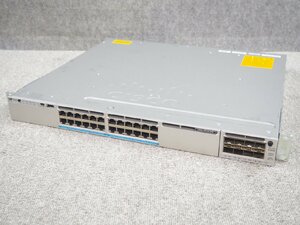 [N445] ☆ Cisco　Catalyst 3850シリーズ　WS-C3850-24XU-S V03 ☆ Version 16.6.7 ☆ C3850-NM-8-10G 搭載 ☆