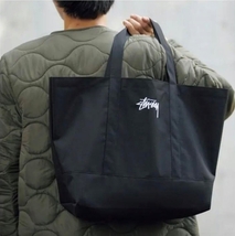 ［新品未使用］STUSSY トートバッグ　ブラック_画像3