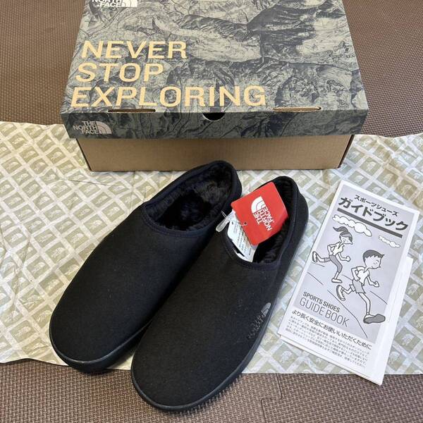 ノースフェイス クロッグ スリッポン ブラック サンダル ボア 新品 THE NORTH FACE