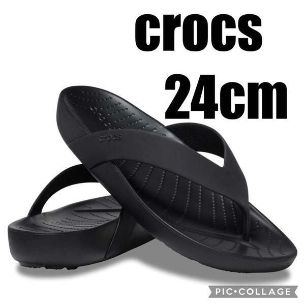 crocs クロックス　24 サンダル サマー スタイル フリップ レディース