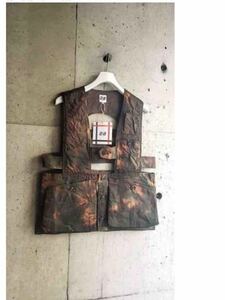 AIE GAME VEST NYLON TWILL/UNEVEN DYE 　カーキ Game ベスト　カモフラ　迷彩