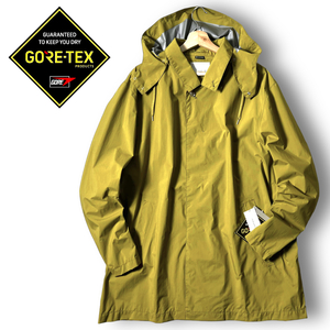 新品 nanamica ナナミカ 定価6.4万 GORE-TEX 撥水 防水 透湿 パッカブル 2way ステンカラーコート レインウェア SUBS019 L ◆B2819