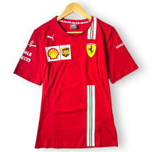 新品 PUMA プーマ Scuderia Ferrari フェラーリコレクション ストレッチ レプリカシャツ チームTシャツ 763033 S 春夏 メンズ ◆B1257_画像1