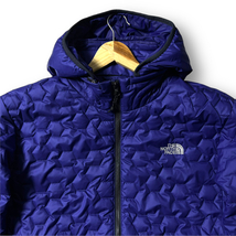 新品 THE NORTH FACE ノースフェイス 高機能中綿 V-MOTION 軽量 六角キルティング 2way エコダウンジャケット アウトドア L ◆B2097i_画像3