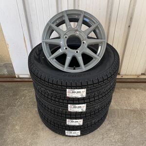 新品スタッドレス◆185/85R16◆ヨコハマG075◆16×5.5J+22《CST ZERO-1HYPER XJ》ジムニー　セメントグレー　JBJA ハイパー