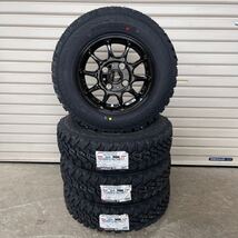 《G-SPEED G-07》ヨコハマ GEOLANDER M/T G003 145/80R12 80/78N ハイゼットキャリー サンバー N-VANエブリィ　ジオランダー　軽トラ軽バン_画像1