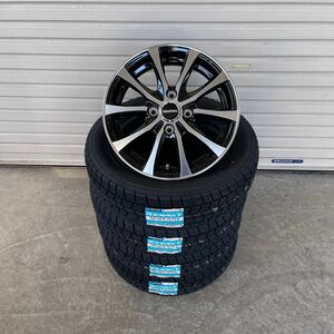 ラフィットLE-07◆グッドイヤーアイスナビ8◆155/65R14◆NBOXタントムーヴワゴンRラパンアルトデイズトコットスペーシア　スタッドレス