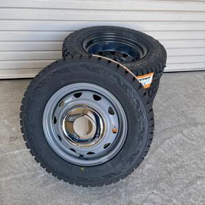 《ネオキャロ》145/80R12 80/78N TOYO オープンカントリーR/T ハイゼットエブリィキャリィN-VAN軽バン軽トラ　新品4本　グレー