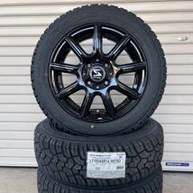 ストラテジーNW◆ ヨコハマジオランダーX-AT◆LT155/65R14　78/75Qハイゼットジャンボエブリィキャストアクティバ　軽トラG016A ブラック_画像2