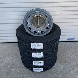 《ネオキャロ》ヨコハマ GEOLANDER M/T G003 145/80R12 80/78N ハイゼットキャリー サンバー N-VANエブリィ　ジオランダー　グレー