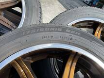 RAYS VERSUS レイズ　ベルサス　AVANTI ホイール　16インチ　7JJ+32 100×4H 175/60R16 中古品　コンパクトカー_画像7