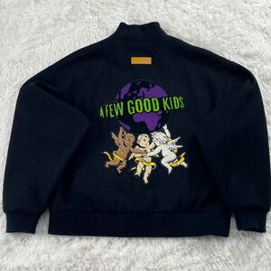 1円～ A FEW GOOD KIDS アフューグッドキッズ エンジェル ワッペン オールドスタイル スタジアム ジャケット スタジャン ブルゾン XL 43752