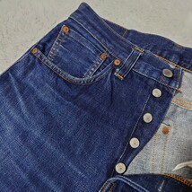 リーバイス Levi's 復刻501XX 555ボタン 革パッチ バレンシアガ工場 W32 L36 99年12月製造 47501 0117_画像6