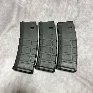 【絶版】次世代電動ガン用PTS P-MAG 120連3本セット！M4/HK416/SCAR