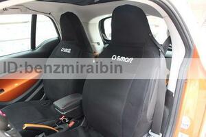 シート　プロテクター　メッシュ　ベンツ Mercedes-Benz smart fortwo forfour 451 453 シート　カバー　453　fortwo 用　黒　ブラック