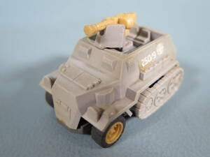 当時物 チョロQ⑨ コンバット タカラ No.C-08 ドイツ軍 ハノマーク グレー 1982★GERMAN HANOMAG TAKARA JAPAN 初期 昭和レトロ ミニカー