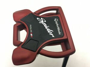 !! TaylorMade テーラーメイド SPIDER スパイダー TOUR RED DOUBLE BEND パター 純正スチールシャフト