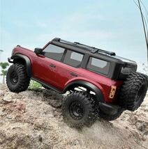 即納RED HB-R1001バッテリー2本2速切替 ラジコンクローラー オフロード1/10スケール 4WD RCトラック LEDライト RTR 検MN128 MN86S WPL TRX4_画像4