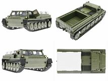 バッテリー2本 WPL E1 RTR E-1 戦車タンク D12 RC 1/16 ラジコン クローラー 迫力 キャタピラ キャリア オフロードトラック 子供 GAZ71_画像7