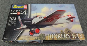 ★Revell 1/72 Junkers F.13 未開封品！レベル ユンカーズ F.13