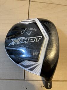 764 キャロウェイ　Xホット PRO 19° ヘッドのみ