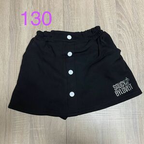 by LOVEiT バイ ラビット　裏起毛　ミニスカパン　130