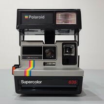 7☆ 100円～ Polaroid ポラロイド Supercolor 635 LM PROGRAM ポラロイドカメラ ヴィンテージ インスタントカメラ 現状品です_画像1