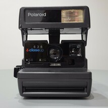 5☆ 100円～ Polaroid ポラロイド closeup 636 QS PROGRAM ポラロイドカメラ ヴィンテージ インスタントカメラ 現状品です_画像1