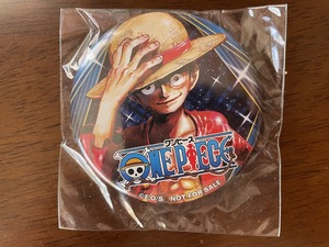 【2024.1】　ワンピース　モンキー D ルフィ　缶バッジ　★ ONEPIECE　【条件付き送料無料】