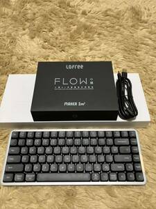 試打のみ Lofree FLOW ローフリーフロー ロープロファイルメカニカルキーボード 英語配列 スペースグレイ PHANTOM(タクタイル)