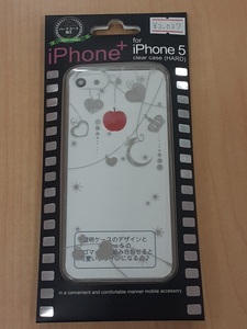 3【長031208-69】新品 iPhone 5 iPhone+ クリアケース ハードコート加工 jewelry ジュエリー 宝飾・宝石