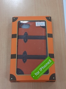 3【長031208-80(3)】新品 iPhone 5 Trolley Case トローリーケース カードホルダー付き2枚分 オレンジ